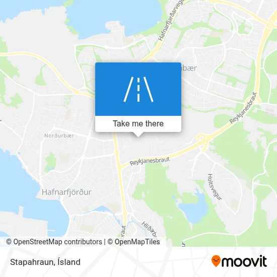 Stapahraun map