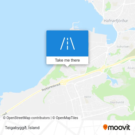 Teigabyggð map