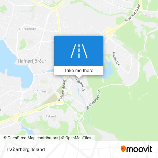 Traðarberg map