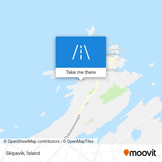 Skipavík map