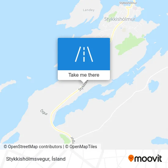 Stykkishólmsvegur map