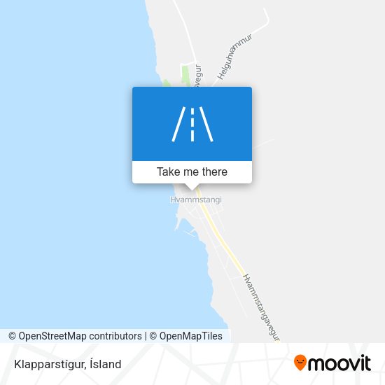 Klapparstígur map