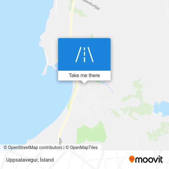 Uppsalavegur map