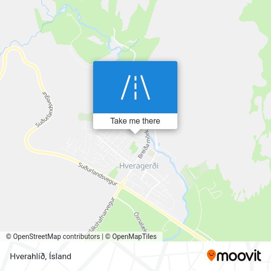 Hverahlíð map