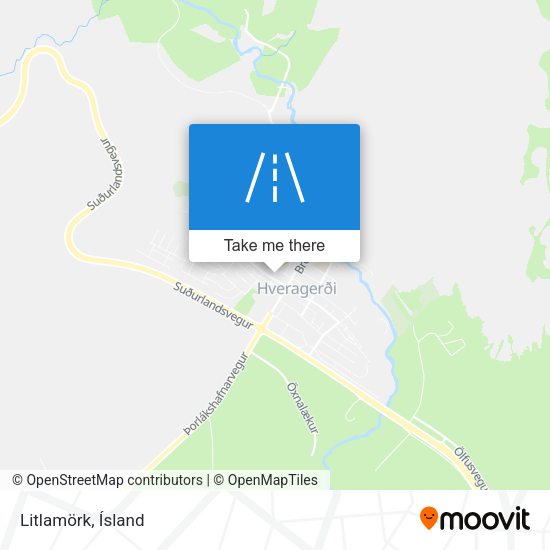 Litlamörk map