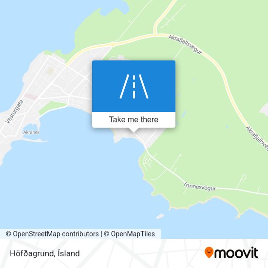 Höfðagrund map