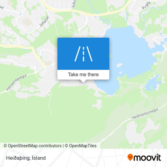 Heiðaþing map