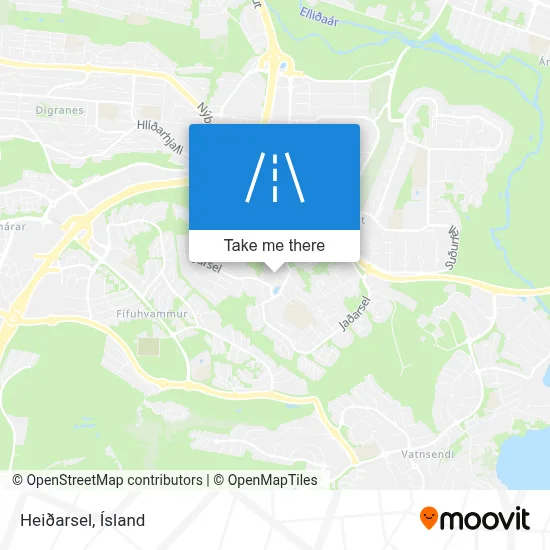 Heiðarsel map