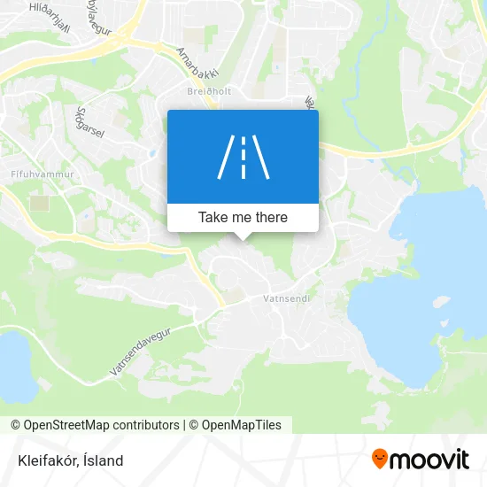 Kleifakór map