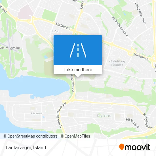 Lautarvegur map