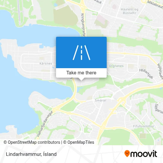 Lindarhvammur map