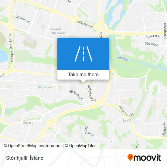 Stórihjalli map