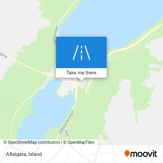 Aðalgata map