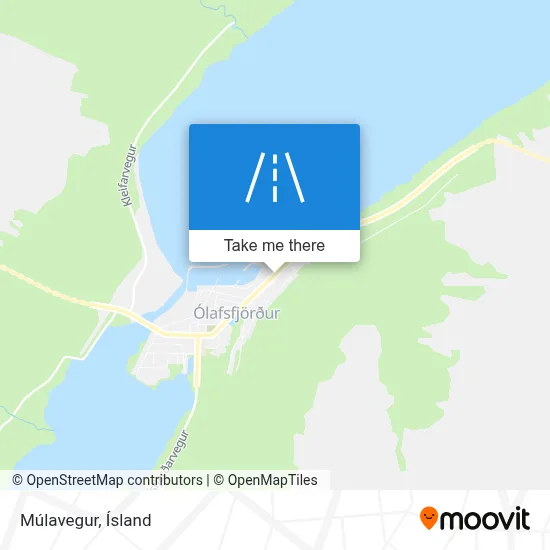 Múlavegur map