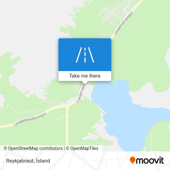Reykjabraut map