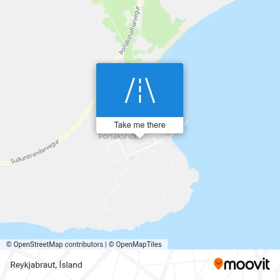 Reykjabraut map