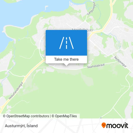 Austurmýri map