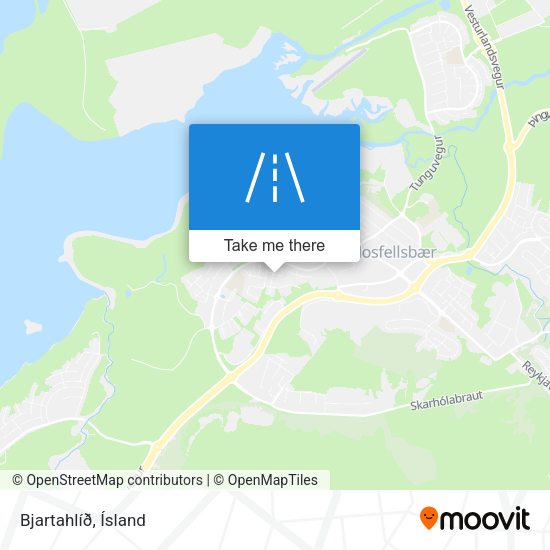 Bjartahlíð map