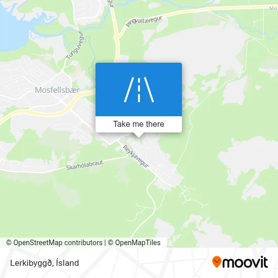 Lerkibyggð map