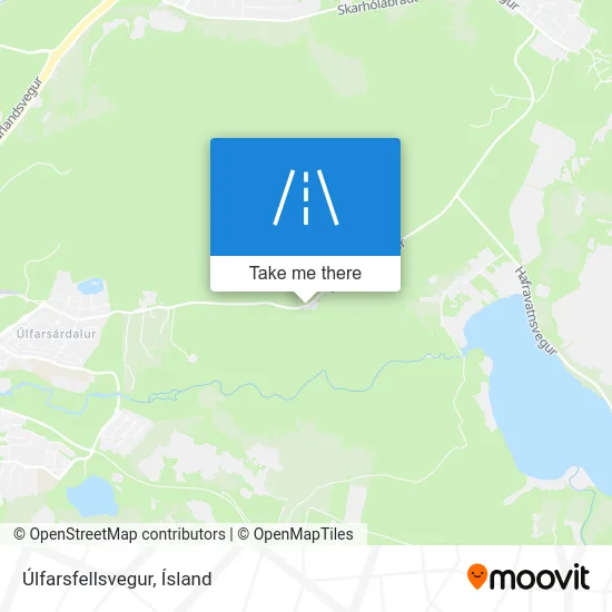 Úlfarsfellsvegur map