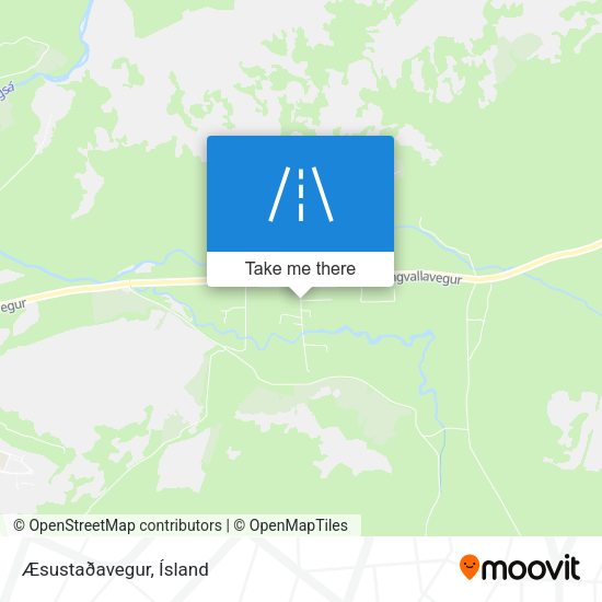 Æsustaðavegur map