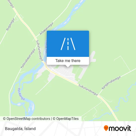 Baugalda map