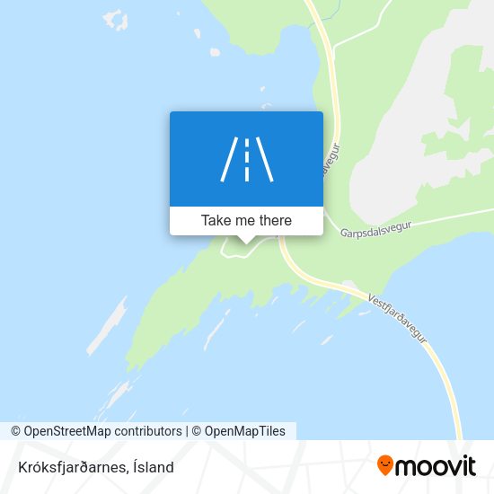 Króksfjarðarnes map