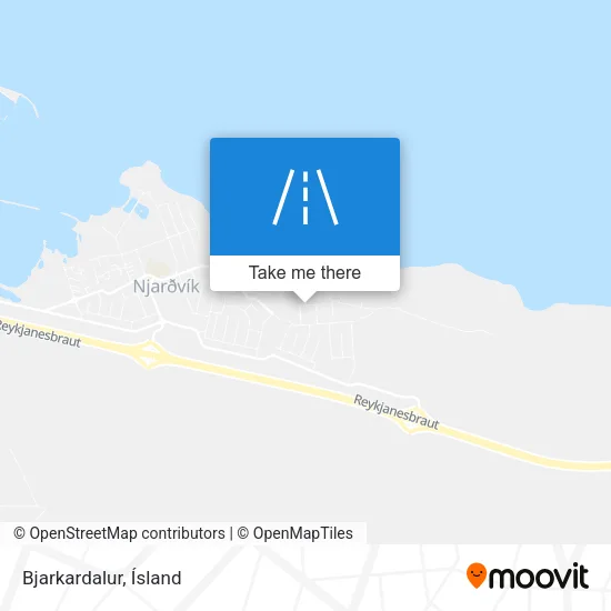 Bjarkardalur map
