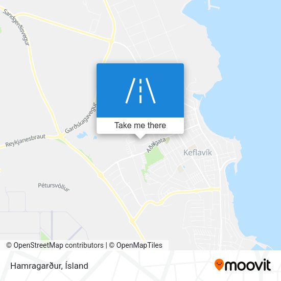Hamragarður map