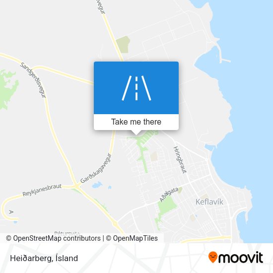 Heiðarberg map