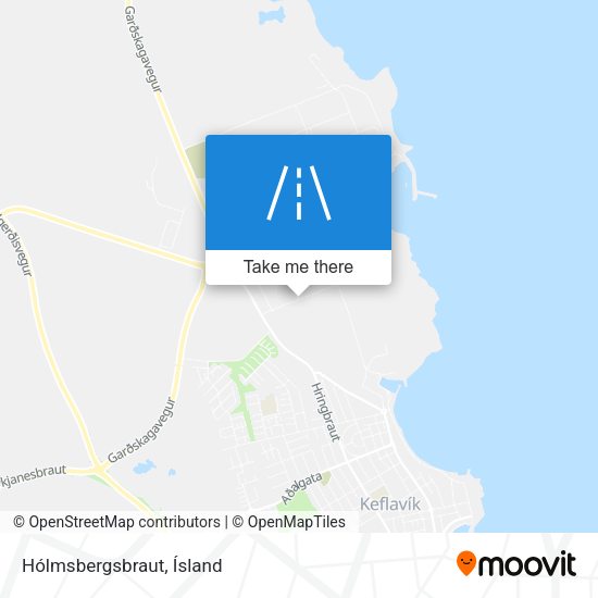 Hólmsbergsbraut map
