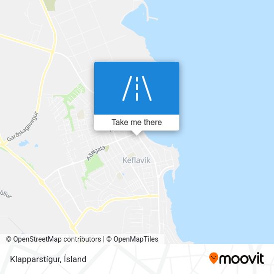Klapparstígur map