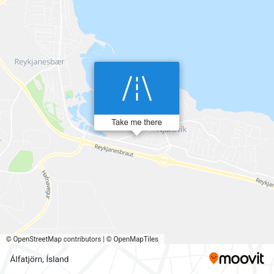 Álfatjörn map