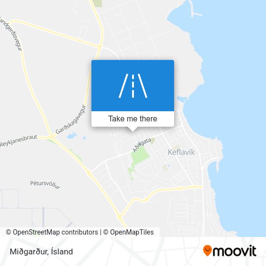 Miðgarður map