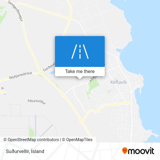Suðurvellir map
