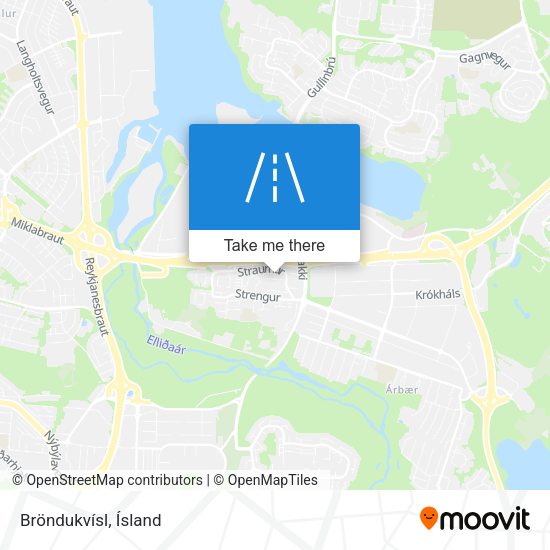 Bröndukvísl map