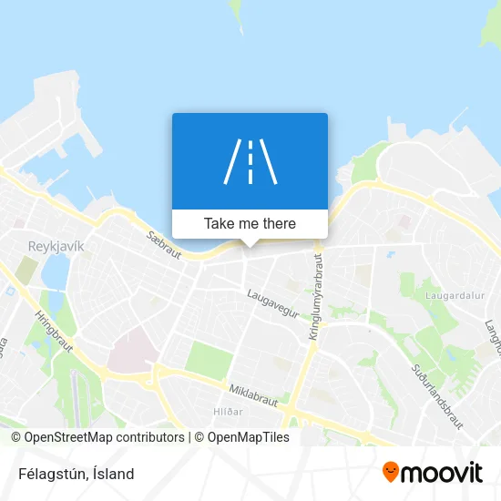 Félagstún map
