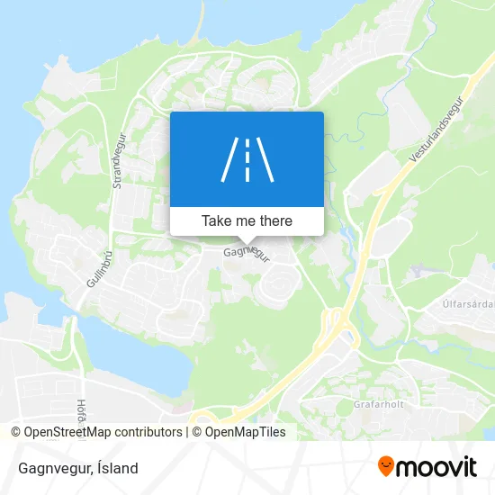 Gagnvegur map