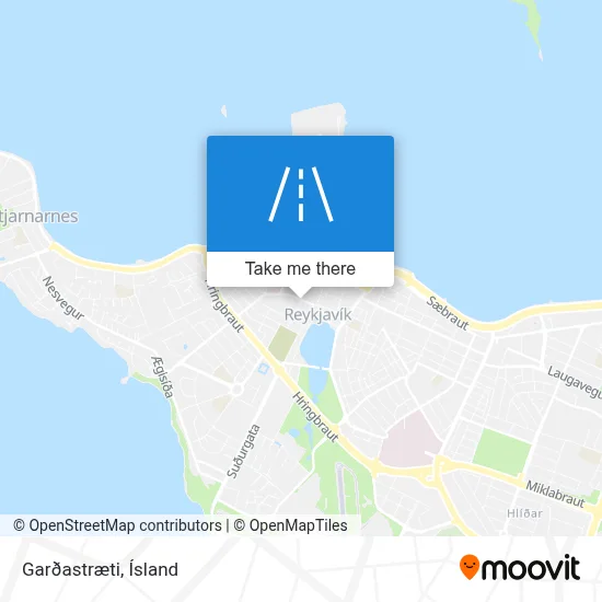Garðastræti map