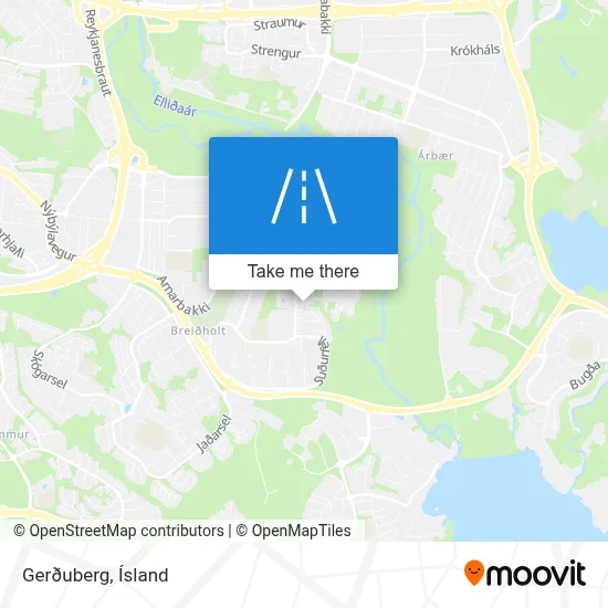Gerðuberg map