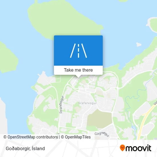 Goðaborgir map