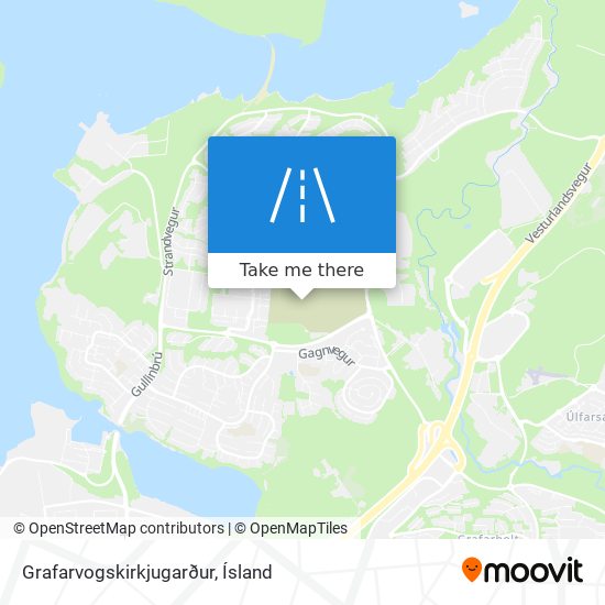 Grafarvogskirkjugarður map