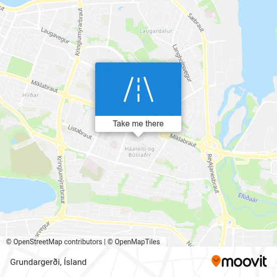Grundargerði map