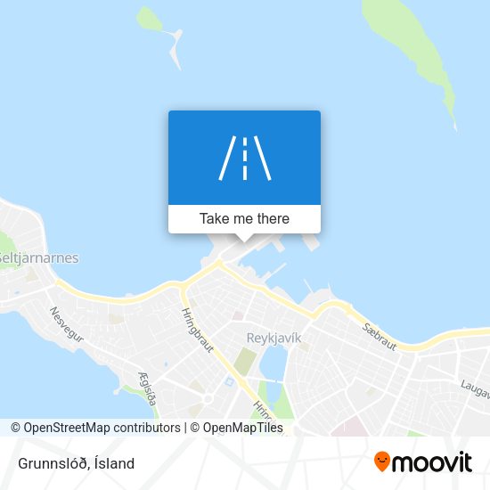 Grunnslóð map