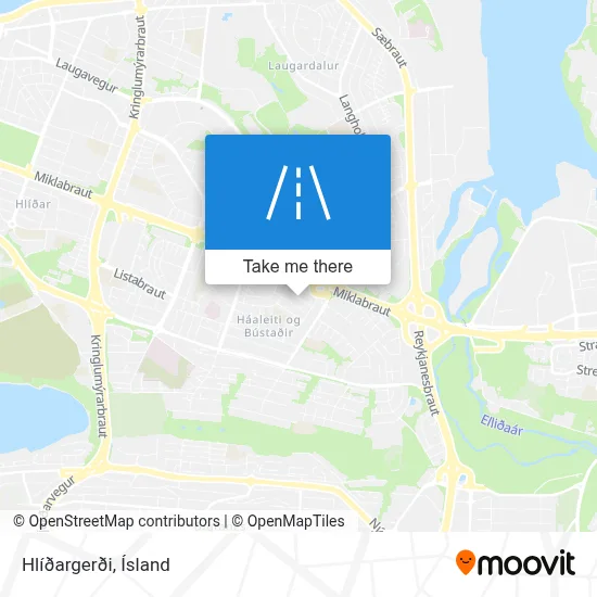 Hlíðargerði map