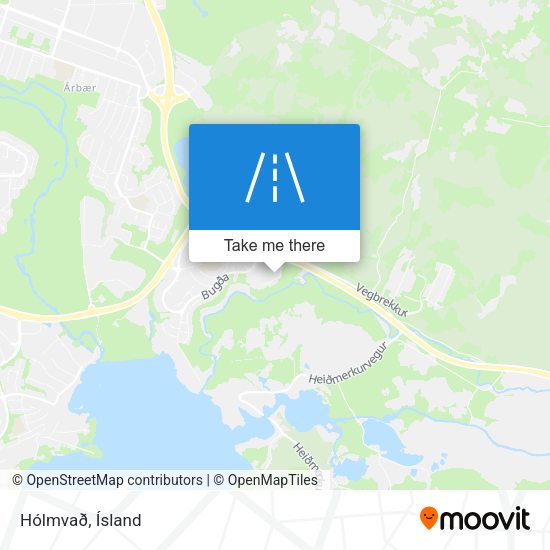 Hólmvað map