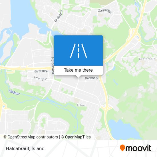 Hálsabraut map