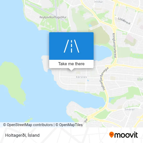 Holtagerði map