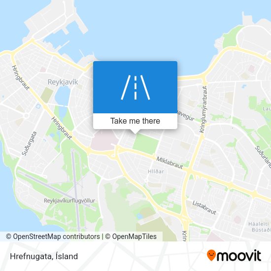 Hrefnugata map