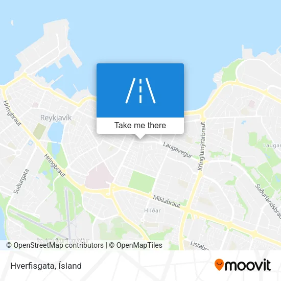 Hverfisgata map